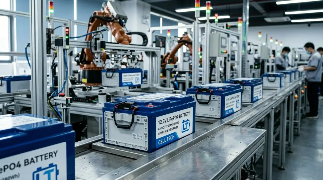 Führende Fabrik für 12,8-V-LiFePO4-Batterien in China: Weiterentwicklung intelligenter kommunaler Beleuchtung und Einhaltung des EU-Batteriepasses 2026